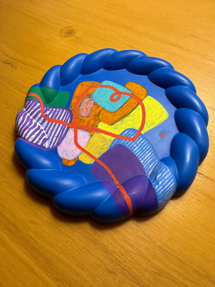 Decorative Art Noblesse de Coeur electric blue